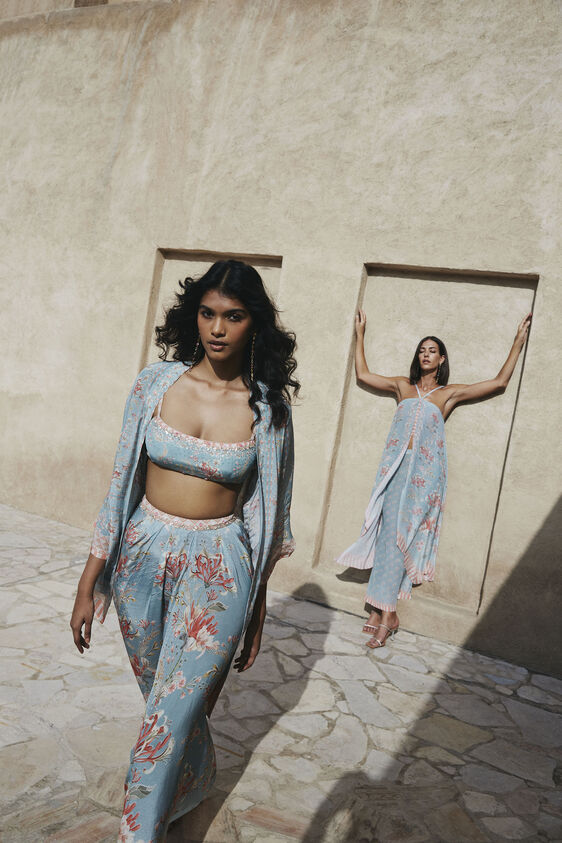 Sonora Skirt Set - Powder Blue, Powder Blue, image 2